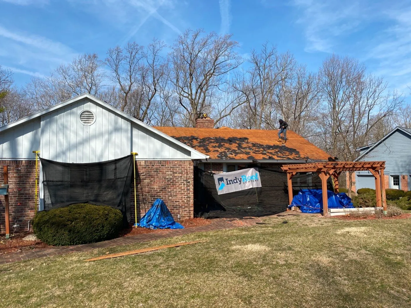 Flashing and seam work in Meridian Hills