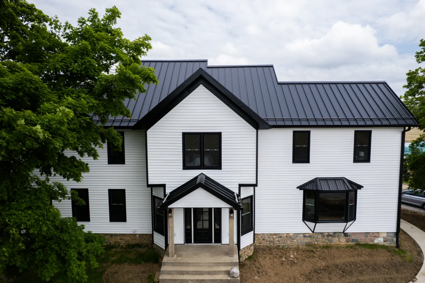 Commercial roof inspection documented in Meridian Hills